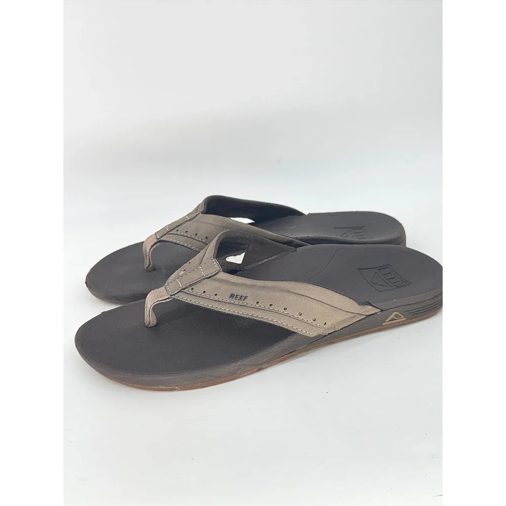 Reef Ortho-Spring Flip Flops Mens 8 Brown